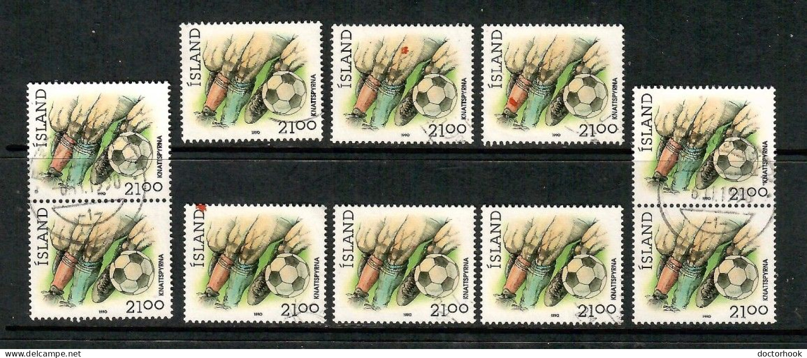 ICELAND   Scott # 701 USED WHOLESALE LOT OF 10 (CONDITION AS PER SCAN) (WH-624) - Verzamelingen & Reeksen