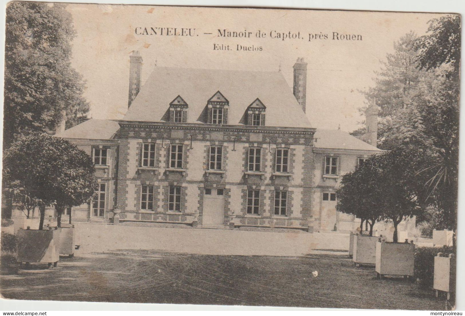 Bru : Seine  Maritime : CANTELEU : Manoir  De  Captot  Prés  Rouen 1918 - Canteleu
