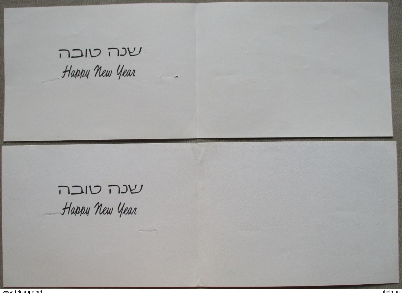 ISRAEL SHANA TOVA NEW YEAR MOUTH FOOT PAINTER ARTIST LOT CARTE CARD KARTE TARJETA BIGLIETTO CARTAO KARTKA POSTCARD - Neujahr