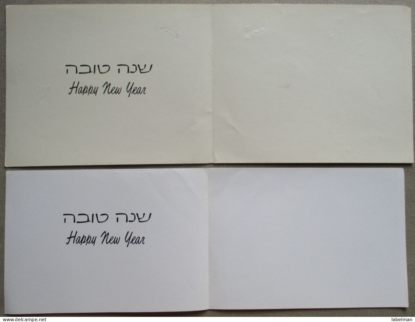 ISRAEL SHANA TOVA NEW YEAR MOUTH FOOT PAINTER ARTIST LOT CARTE CARD KARTE TARJETA BIGLIETTO CARTAO KARTKA POSTCARD - Neujahr