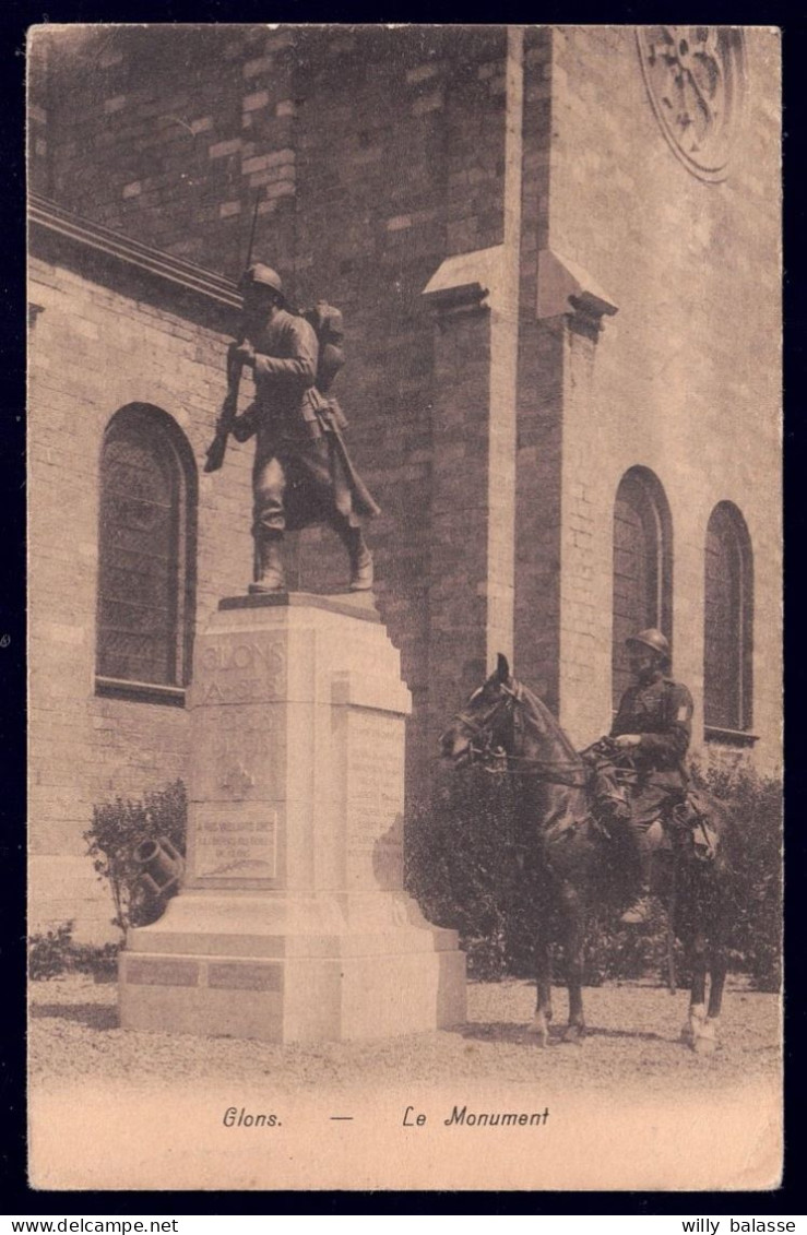 +++ CPA - GLONS - Monument  // - Bassenge