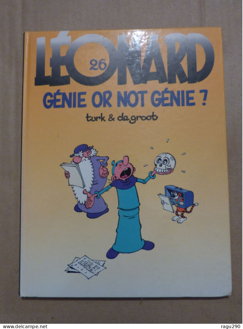 BD LEONARD  N° 26   Avec  DEUX DEDICACES De  TURK  Et  DEGROOT - Léonard