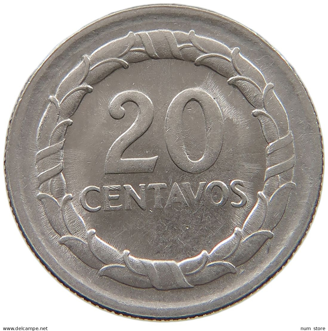 COLOMBIA 20 CENTAVOS 1967 #s061 0369 - Kolumbien