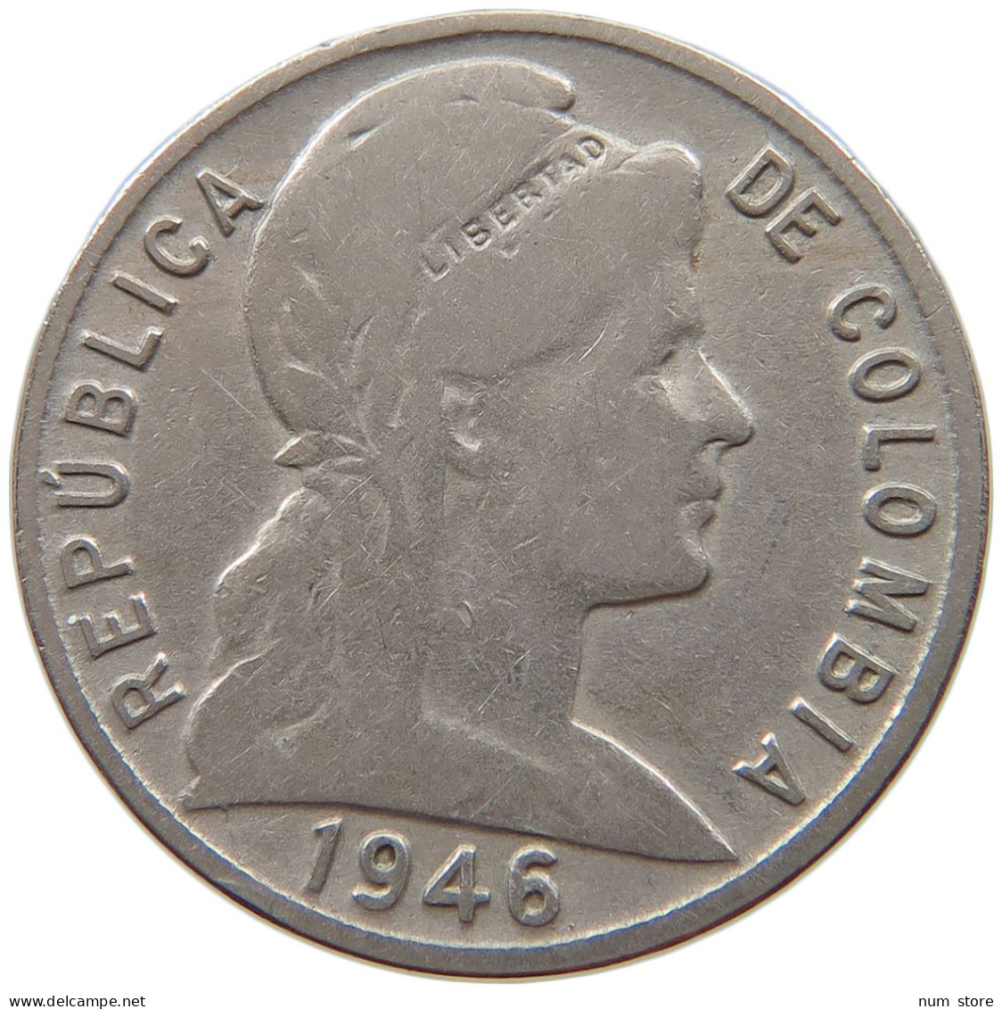 COLOMBIA 5 CENTAVOS 1946 #a017 0777 - Colombie