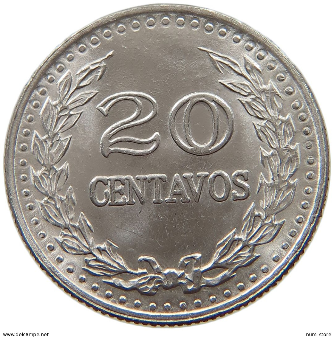 COLOMBIA 20 CENTAVOS 1973 TOP #a017 0089 - Colombia