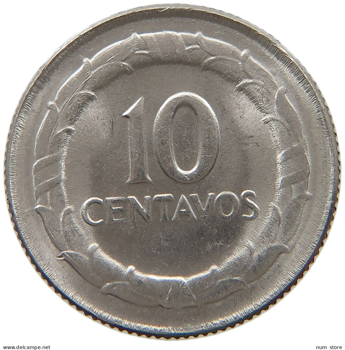 COLOMBIA 10 CENTAVOS 1968 TOP #s061 0555 - Colombie