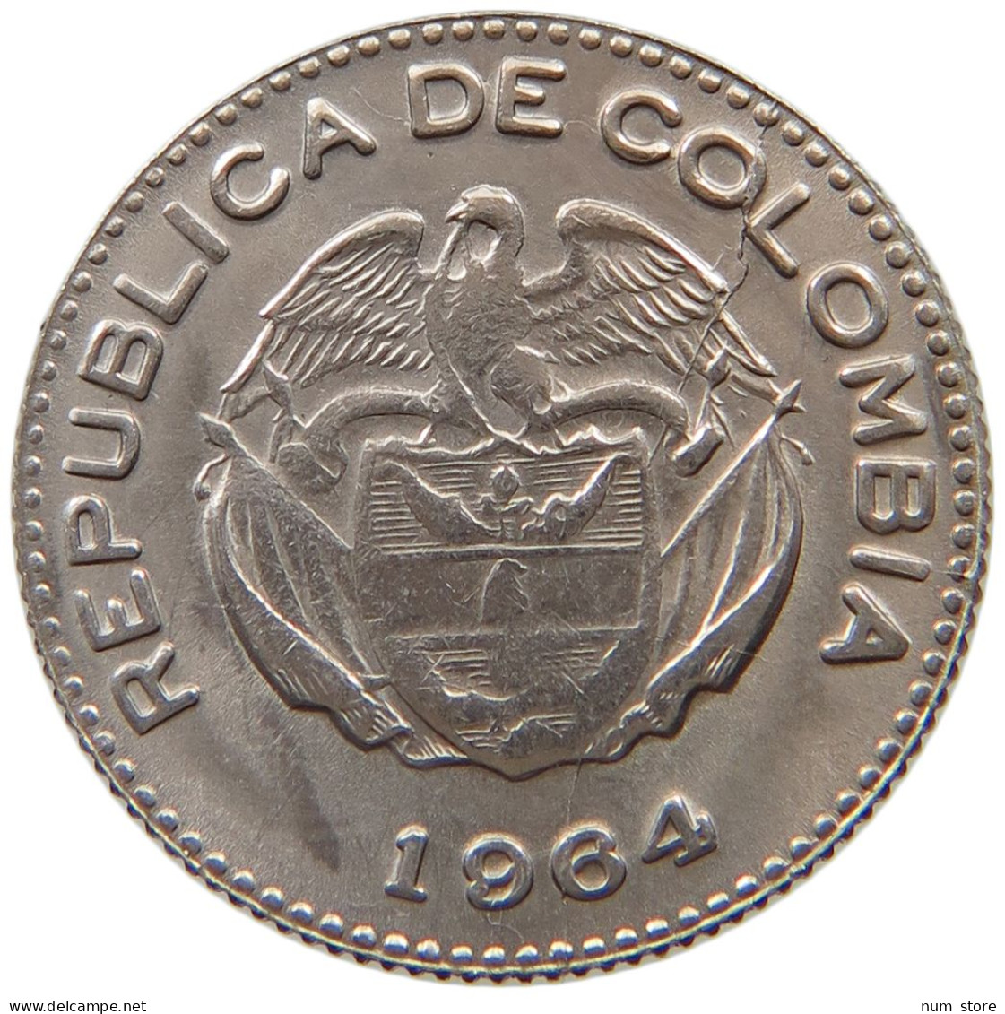 COLOMBIA 10 CENTAVOS 1964 #s037 0295 - Colombia