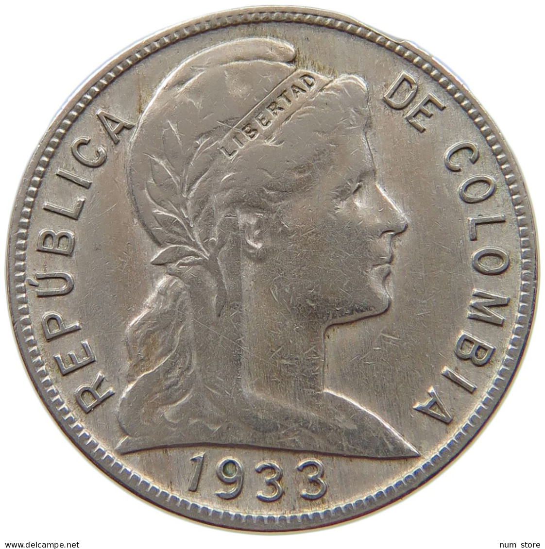 COLOMBIA 2 CENTAVOS 1933 #a017 0821 - Colombie