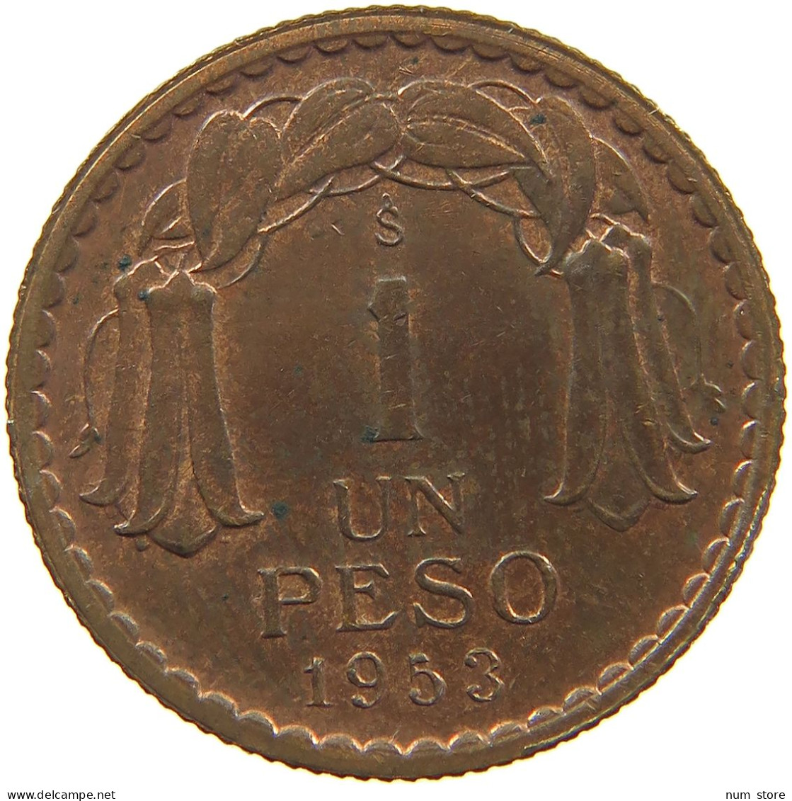 CHILE PESO 1953 #c032 0553 - Chili