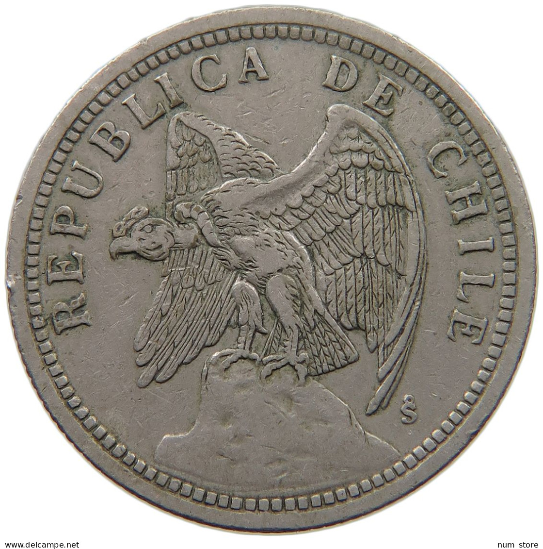 CHILE PESO 1933 #c008 0491 - Chili