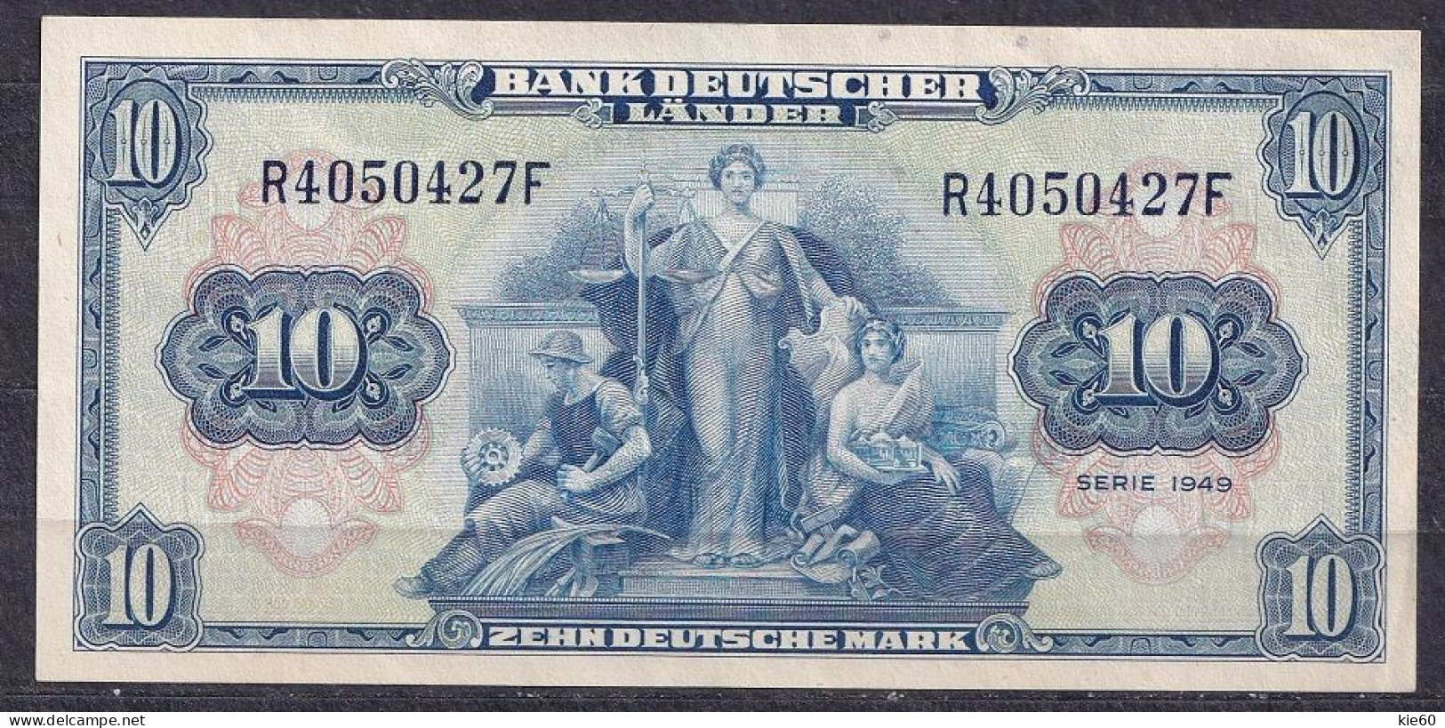 Germany - 1949 - 10 Mark     AU ...P16, R238 - 10 Deutsche Mark