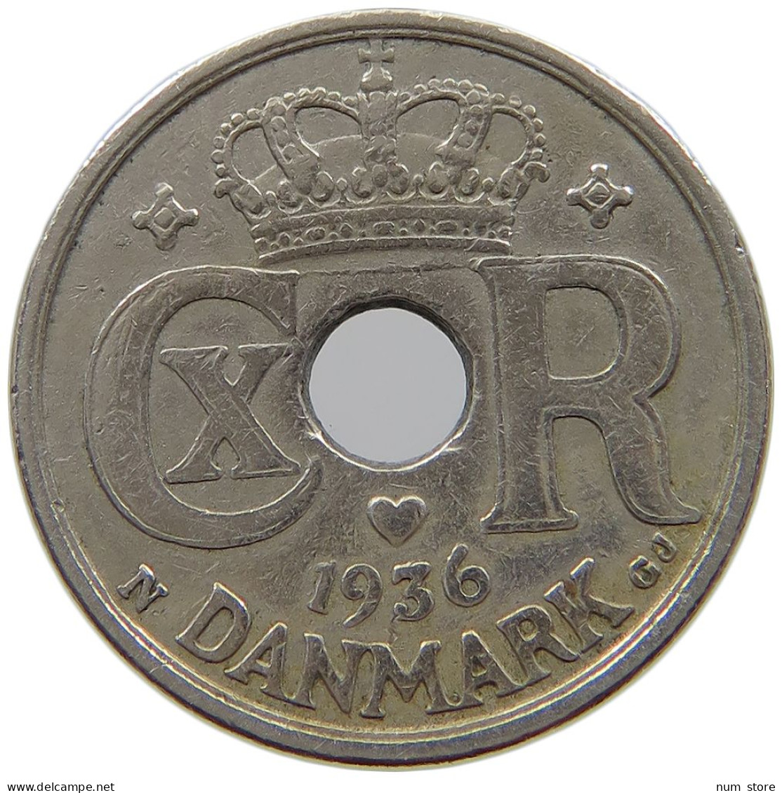 DENMARK 10 ORE 1936 #a089 0325 - Denemarken