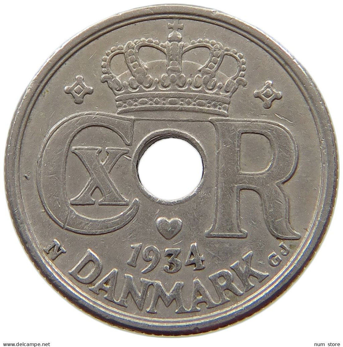 DENMARK 10 ORE 1934 #a018 0611 - Denemarken