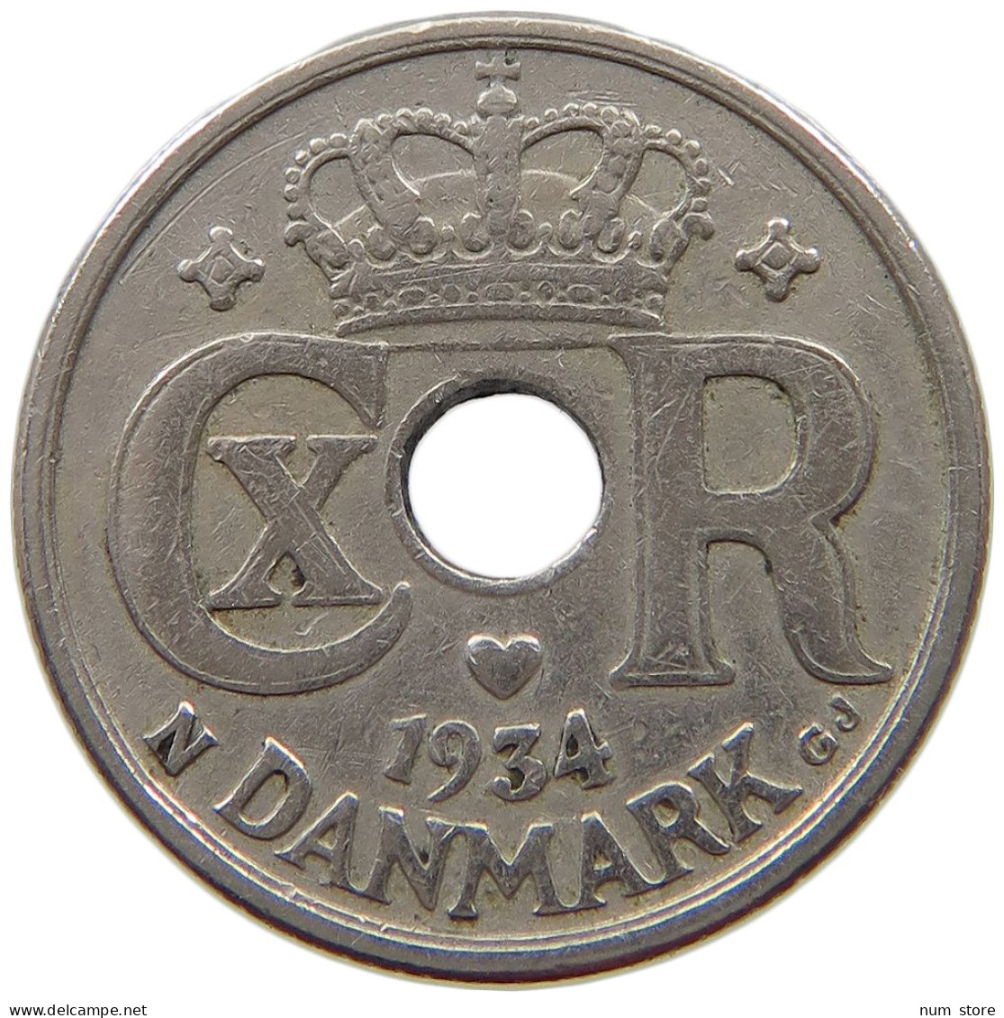 DENMARK 10 ORE 1934 #a017 0687 - Denemarken