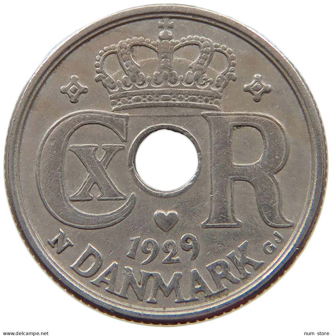 DENMARK 10 ORE 1929 #a017 0665 - Denemarken
