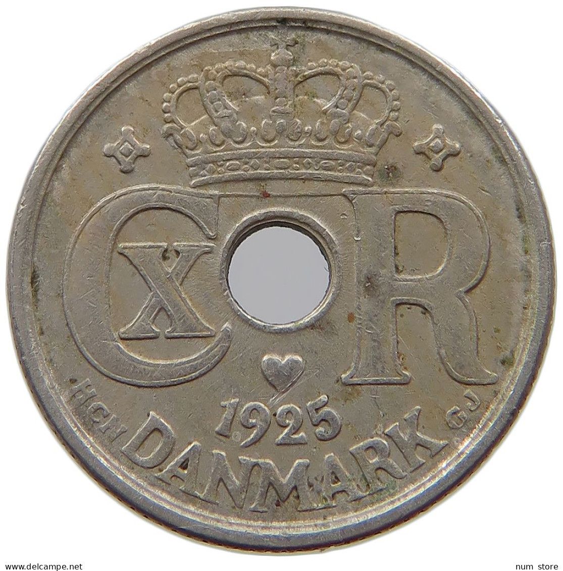 DENMARK 10 ORE 1925 #s073 0167 - Denemarken