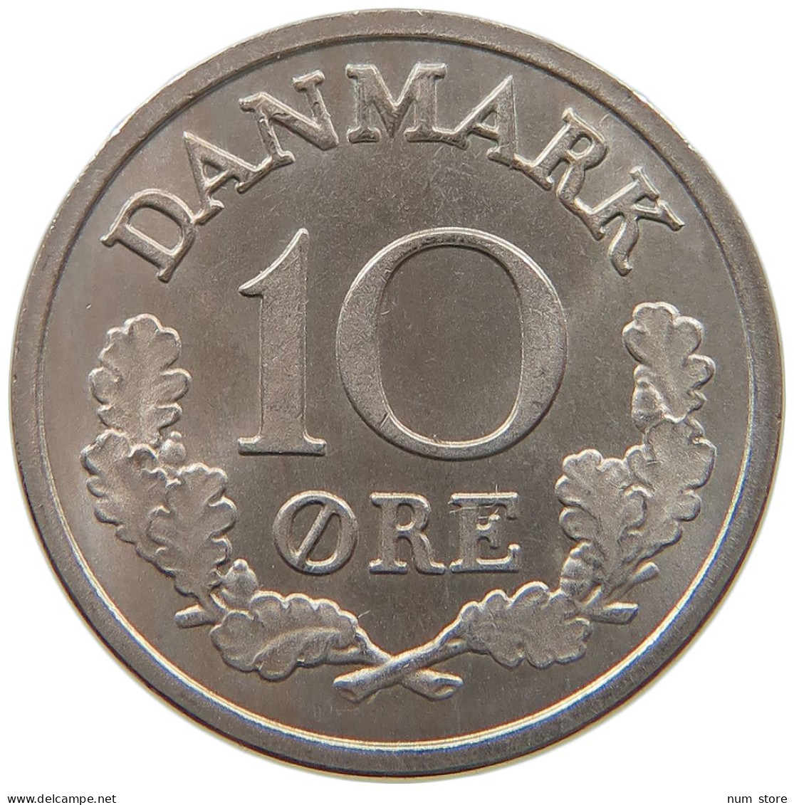 DENMARK 10 ORE 1970 TOP #s065 0689 - Denemarken