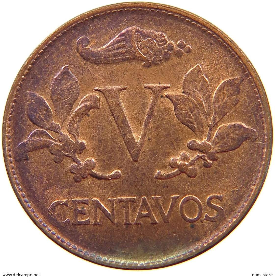 COLOMBIA 5 CENTAVOS 1971 #s062 0227 - Colombia