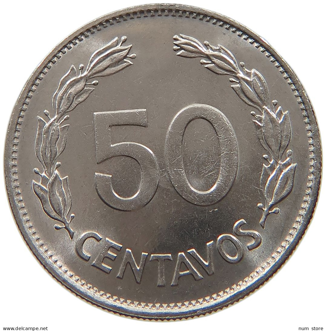 ECUADOR 50 CENTAVOS 1979 TOP #s079 0531 - Ecuador