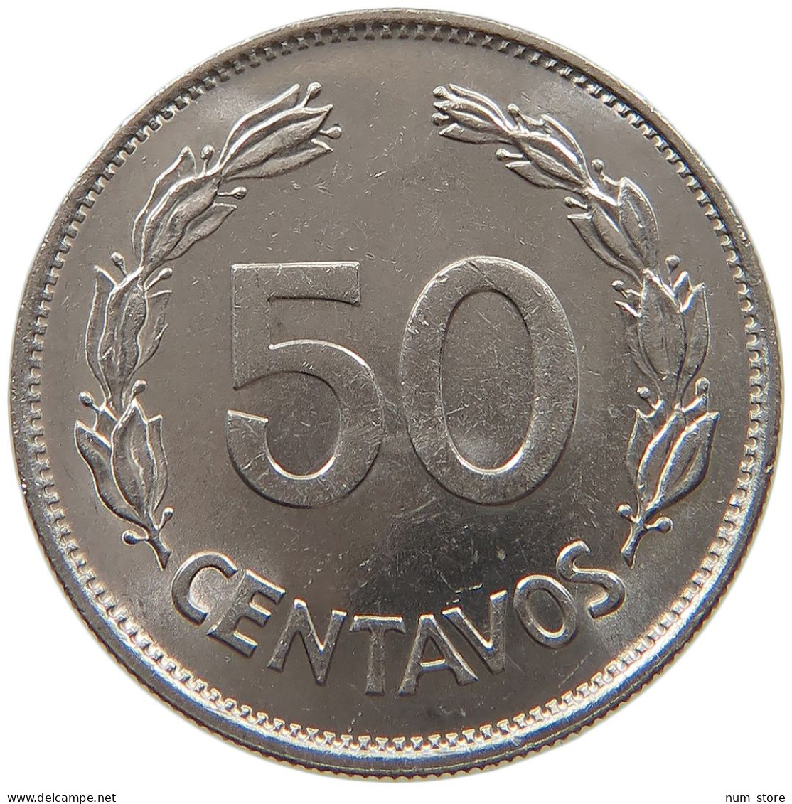 ECUADOR 50 CENTAVOS 1979 TOP #s079 0529 - Equateur