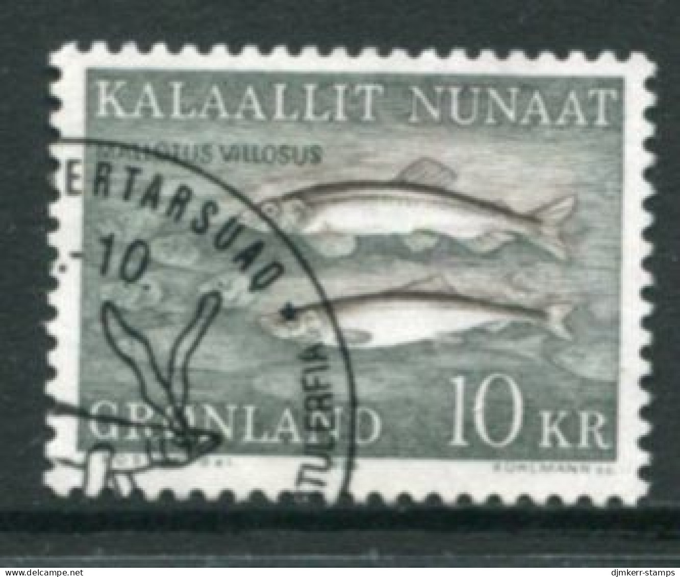 GREENLAND 1986 Fish Definitive 10 Kr. Used. Michel 168 - Gebraucht