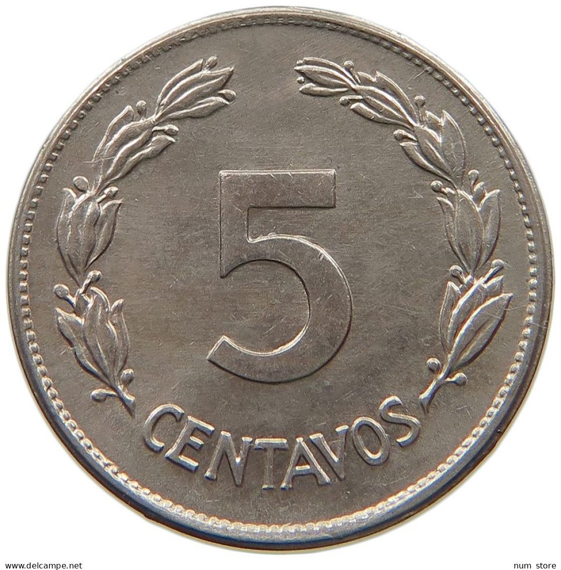 ECUADOR 5 CENTAVOS 1946 TOP #s065 0699 - Ecuador