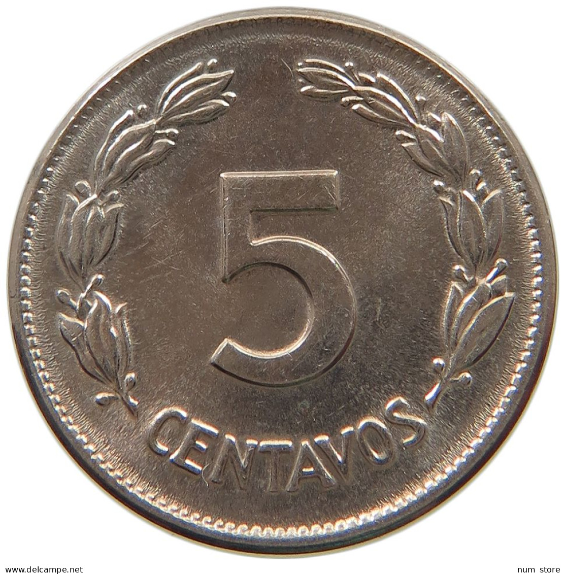 ECUADOR 5 CENTAVOS 1946 TOP #s065 0697 - Ecuador