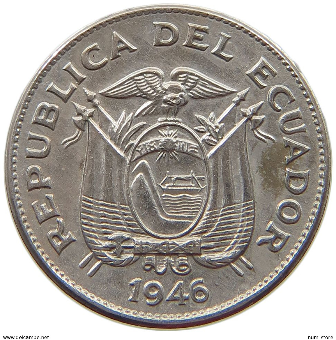 ECUADOR 5 CENTAVOS 1946 #a017 0739 - Equateur