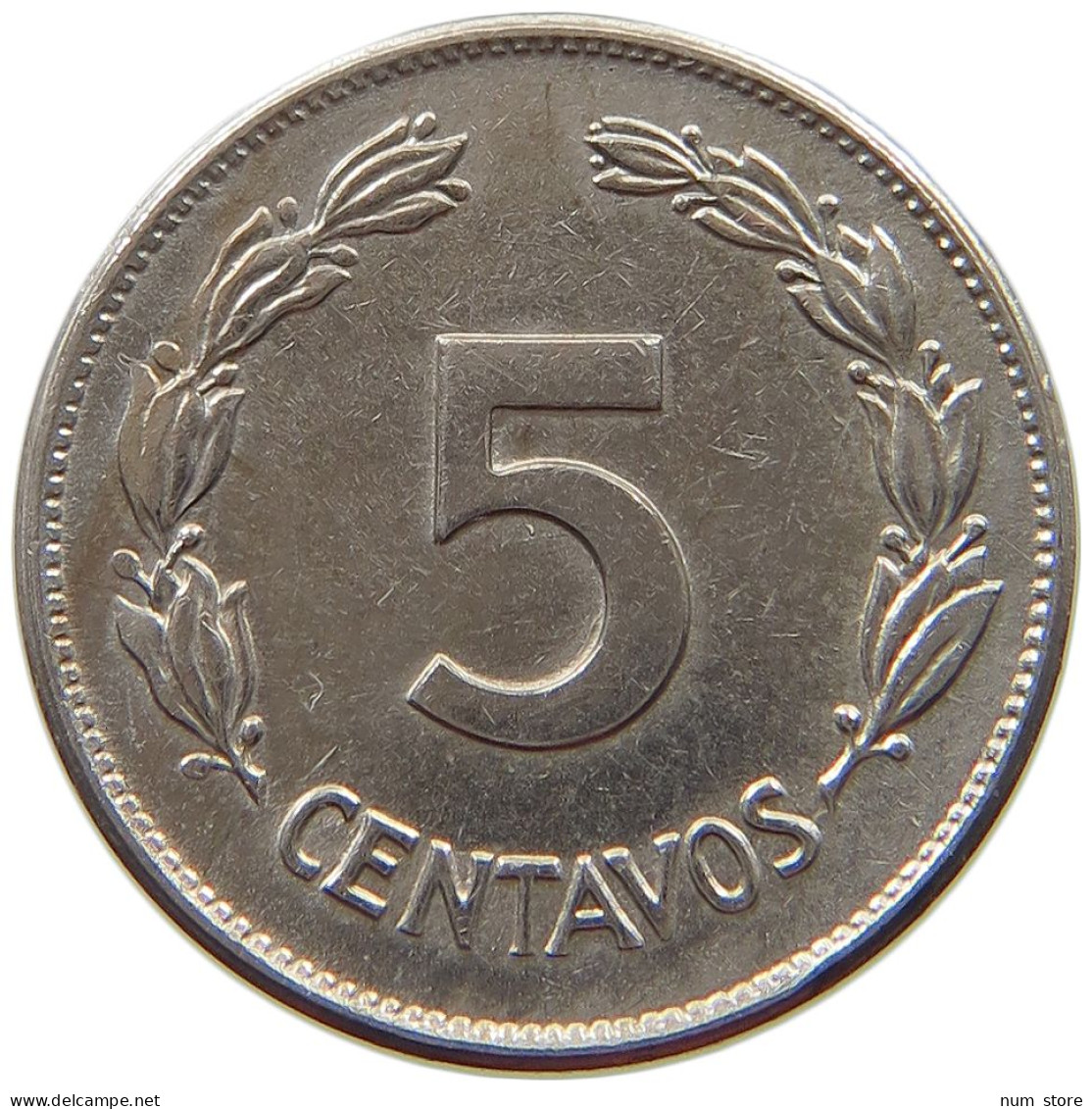 ECUADOR 5 CENTAVOS 1946 #a018 0615 - Ecuador