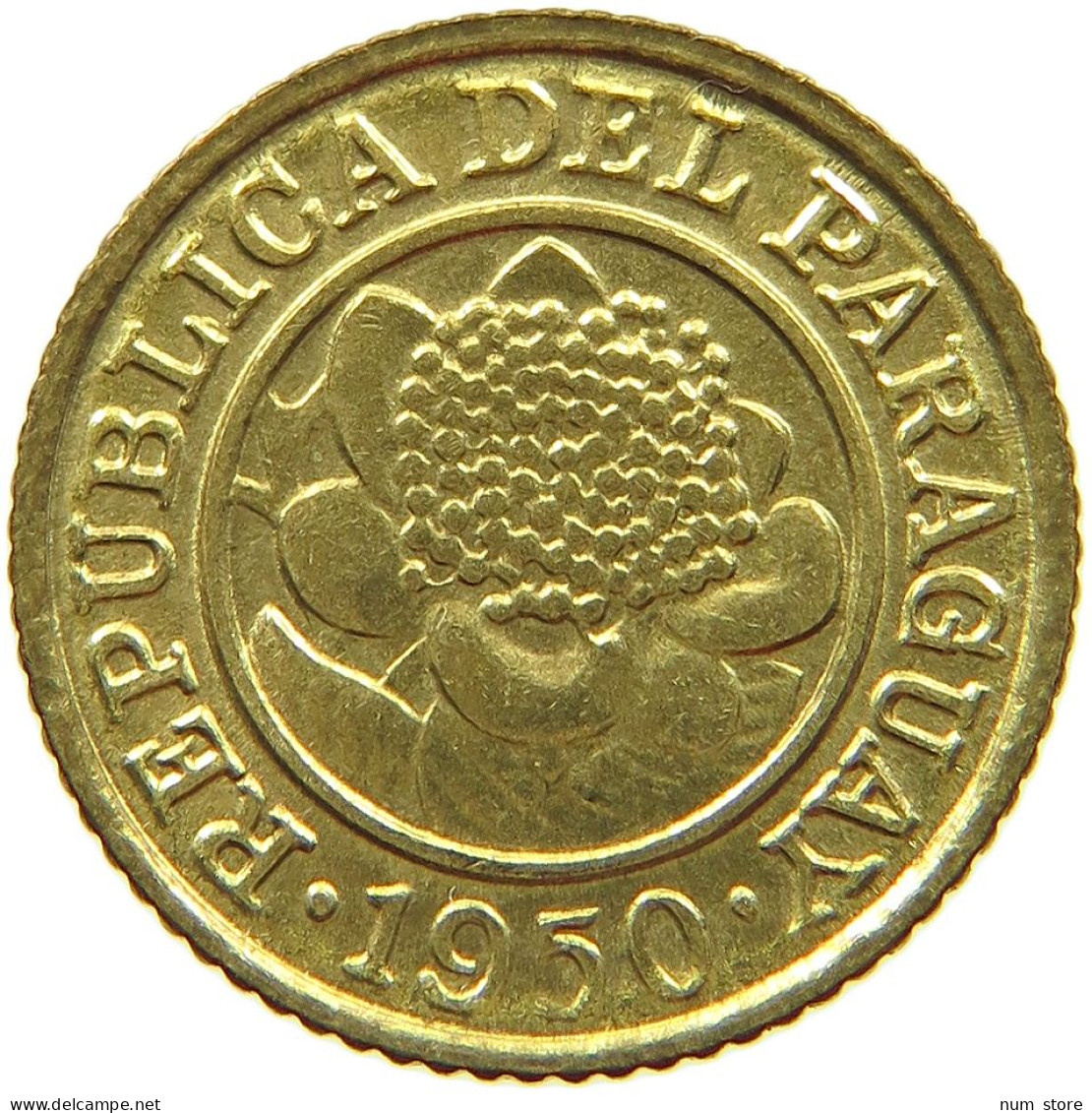 PARAGUAY 1 CENTIMO 1950 TOP #s066 0779 - Paraguay