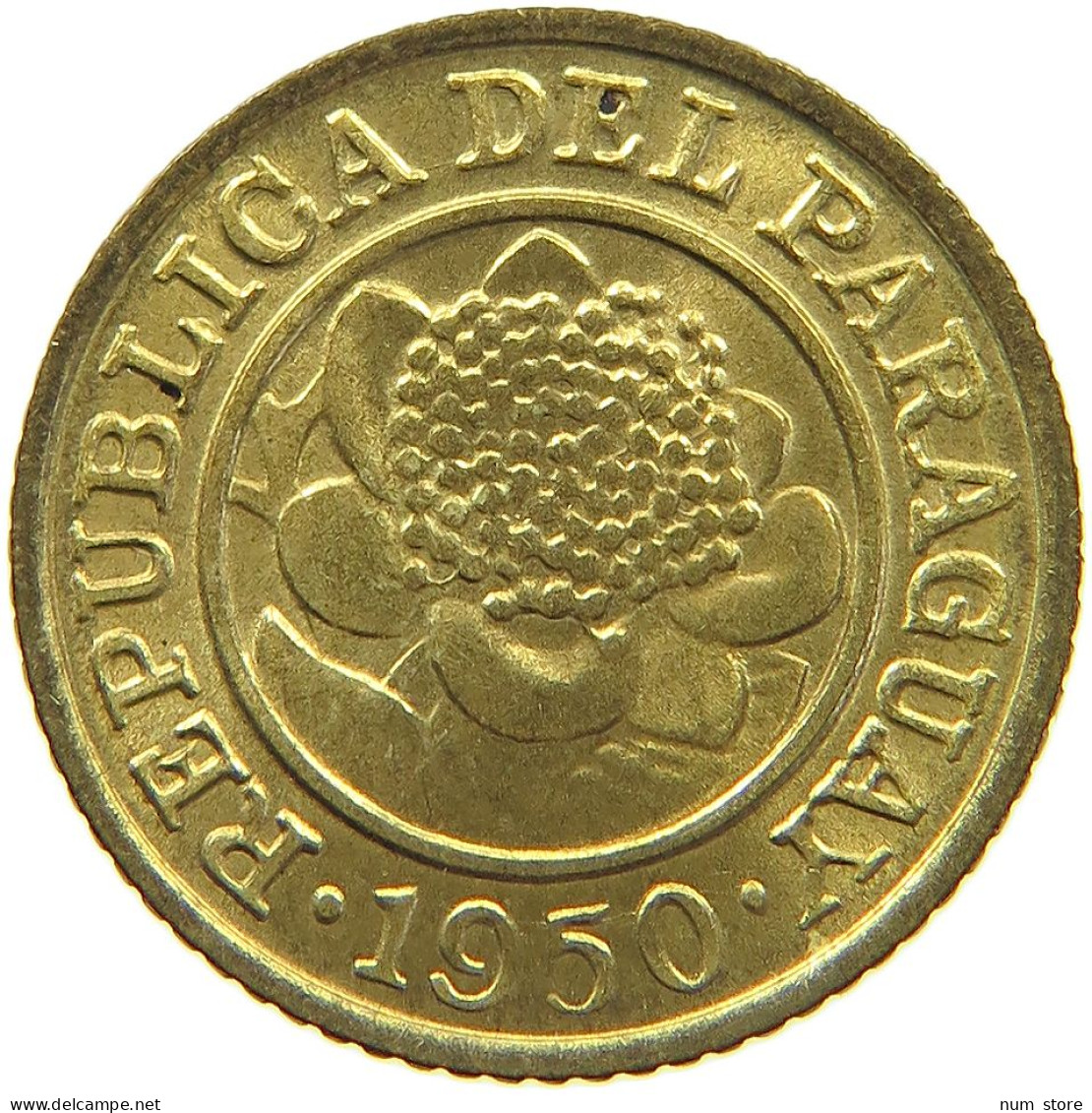 PARAGUAY 1 CENTIMO 1950 TOP #c037 0249 - Paraguay