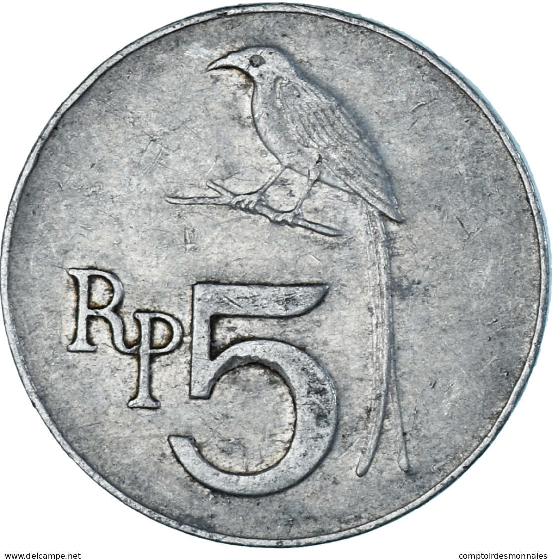 Monnaie, Indonésie, 5 Rupiah, 1970 - Indonesia