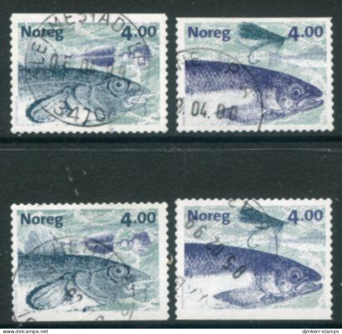 NORWAY 1999 Sports Fishing  Used.  Michel 1301-02 Do-Du - Usati