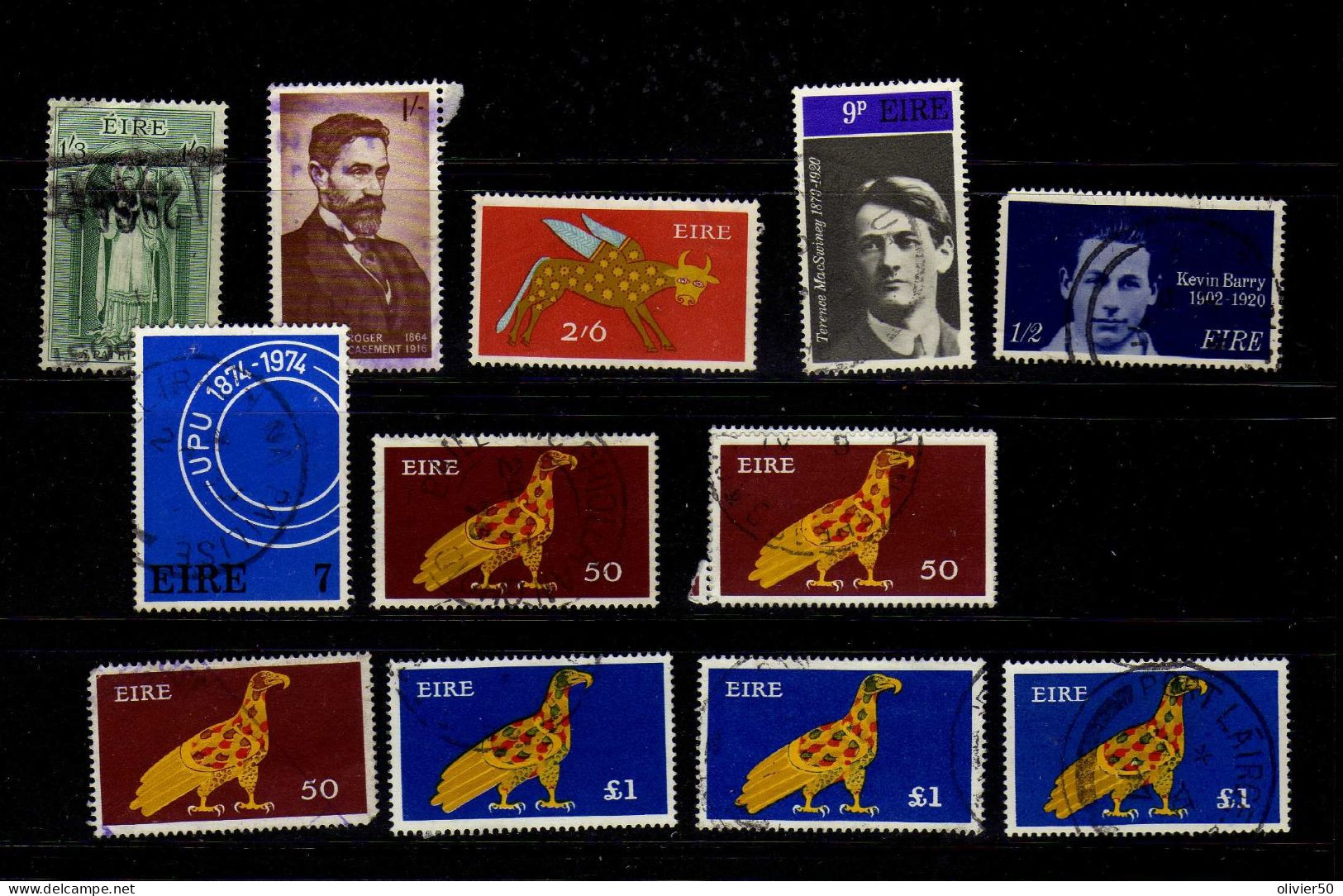 Irlande -  Celebrites - Animaux Stylises-  Oblit - Used Stamps