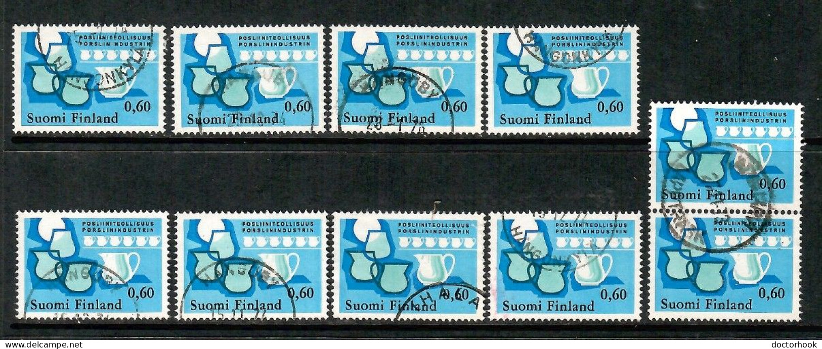 FINLAND   Scott # 541 USED WHOLESALE LOT OF 10 (CONDITION AS PER SCAN) (WH-631) - Collections