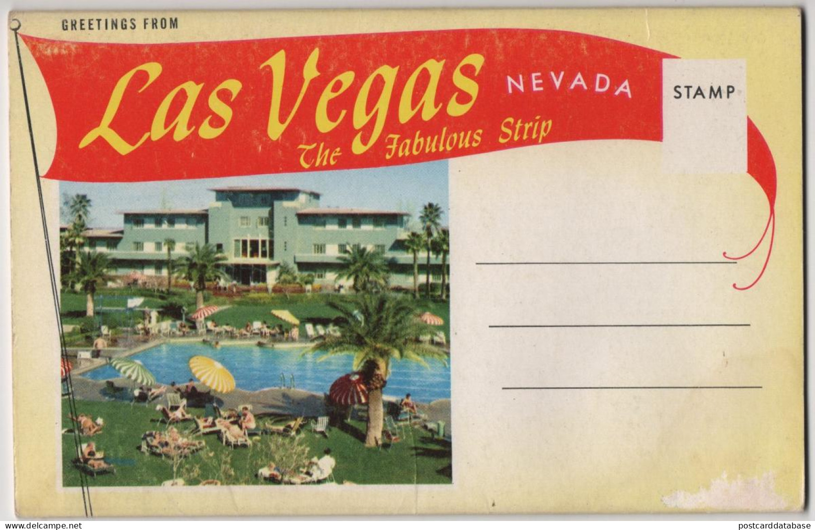 Las Vegas - The Fabulous Strip - The Dunes Hotel - Wilbur Clark's Desert Inn - Sahara Pool - Hotel Riviera - The Sands  - Las Vegas