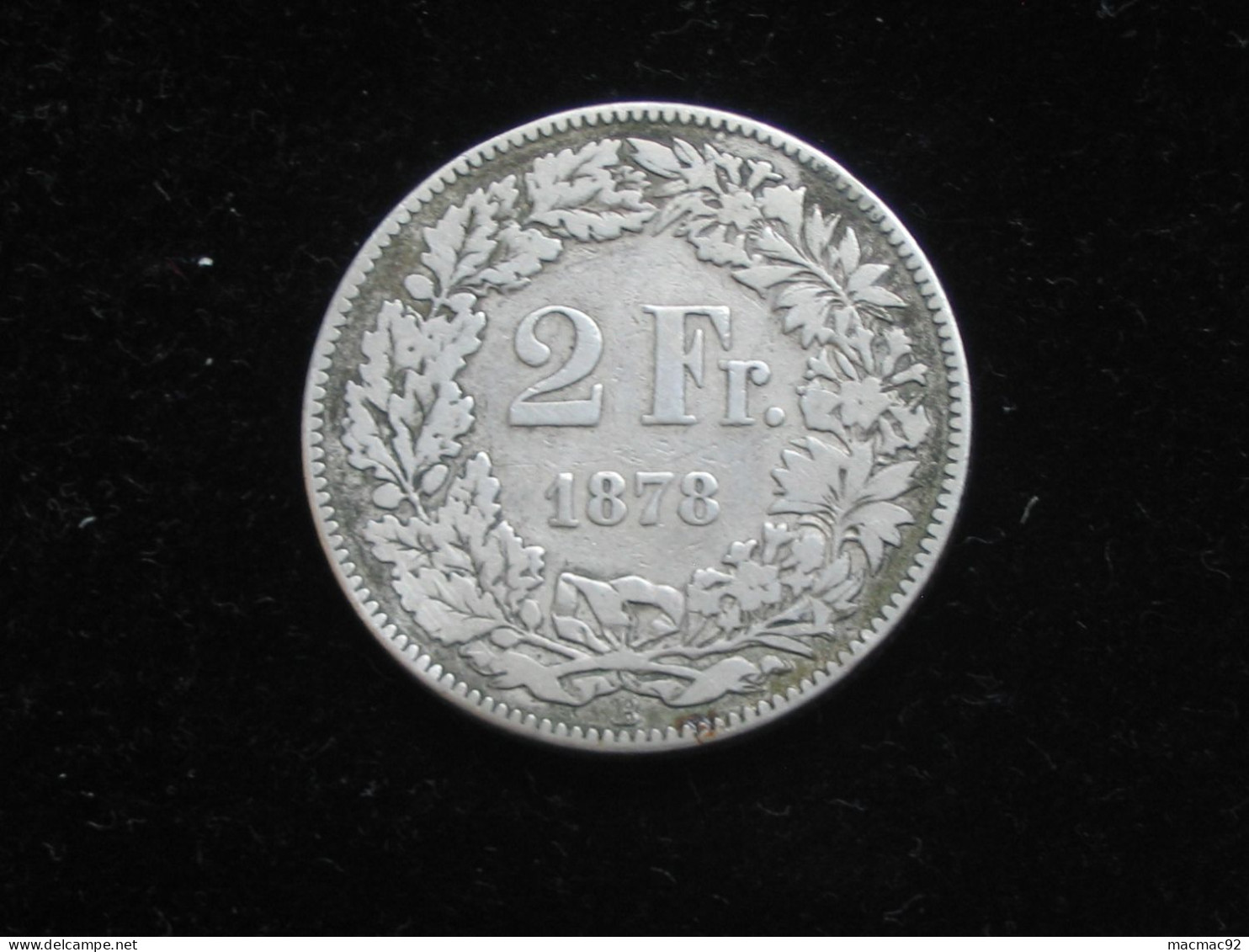 SUISSE - 2 Francs 1878  B  **** EN ACHAT IMMEDIAT **** - Autres & Non Classés