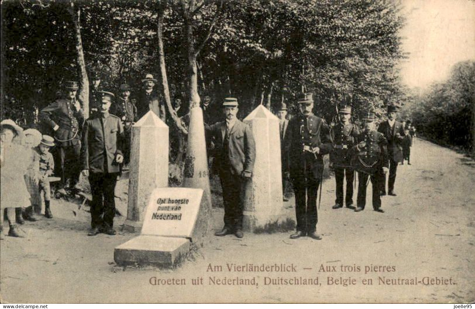 Vaals - Vierlandenblick - Zollwache - Douane - Vierlandenpunt - Bleyberg - Aachen - Neutraal Gebied - 1910 - Vaals