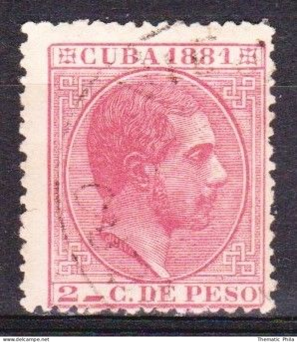 Cuba 1881 Used Yvert 41 - Prefilatelia