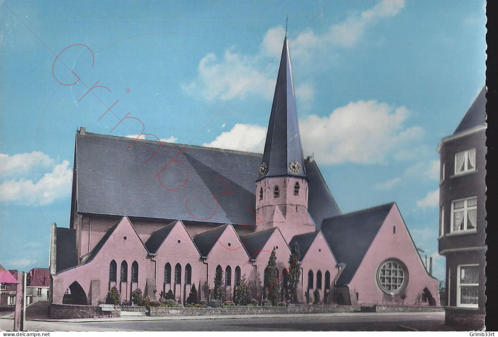 Zwevegem - Parochiekerk St. Amandus - Postkaart - Zwevegem