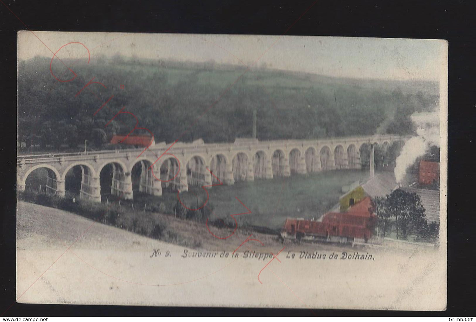 Souvenir De La Gileppe - Le Viaduc De Dolhain - Postkaart - Limburg