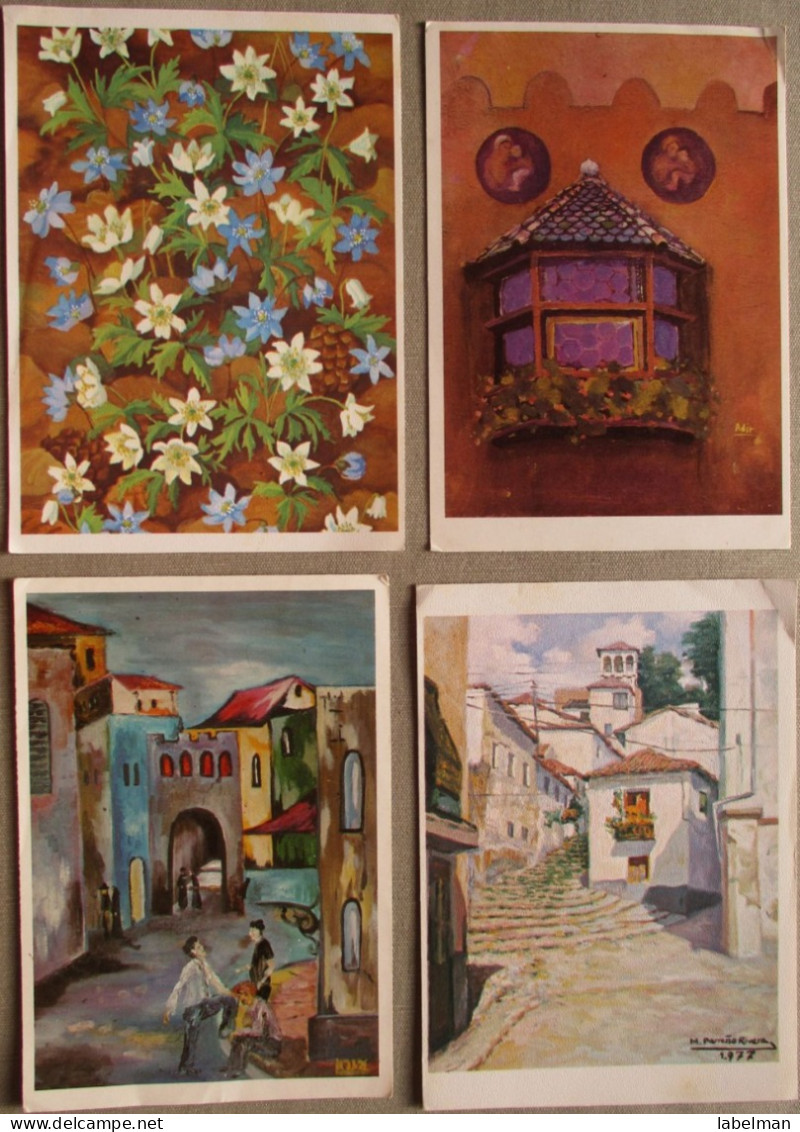 ISRAEL SHANA TOVA NEW YEAR MOUTH FOOT PAINTER ARTIST LOT CARTE CARD KARTE TARJETA BIGLIETTO CARTAO KARTKA POSTCARD - Nouvel An