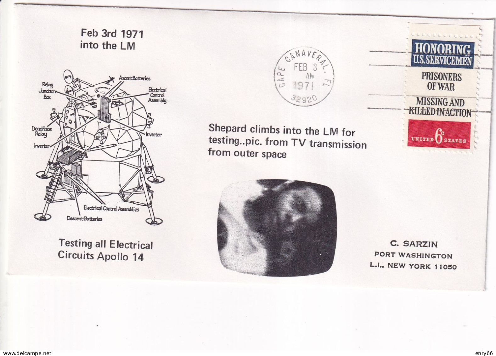 STATI UNITI FDC 1971 APOLLO 14 - Estados Unidos