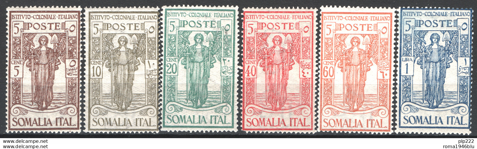 Somalia 1926 Sass.86/91 **/MNH VF/F - Somalie