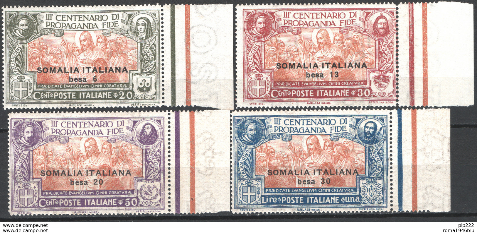 Somalia 1923 Sass.45/48 **/MNH VF/F - Somalië