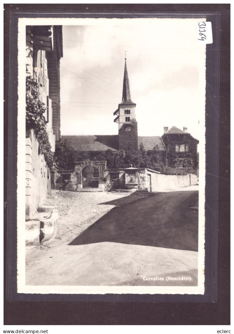 FORMAT 10x15cm - CORCELLES - L'EGLISE - CARTE NEUVE NON ECRITE - TB - Corcelles