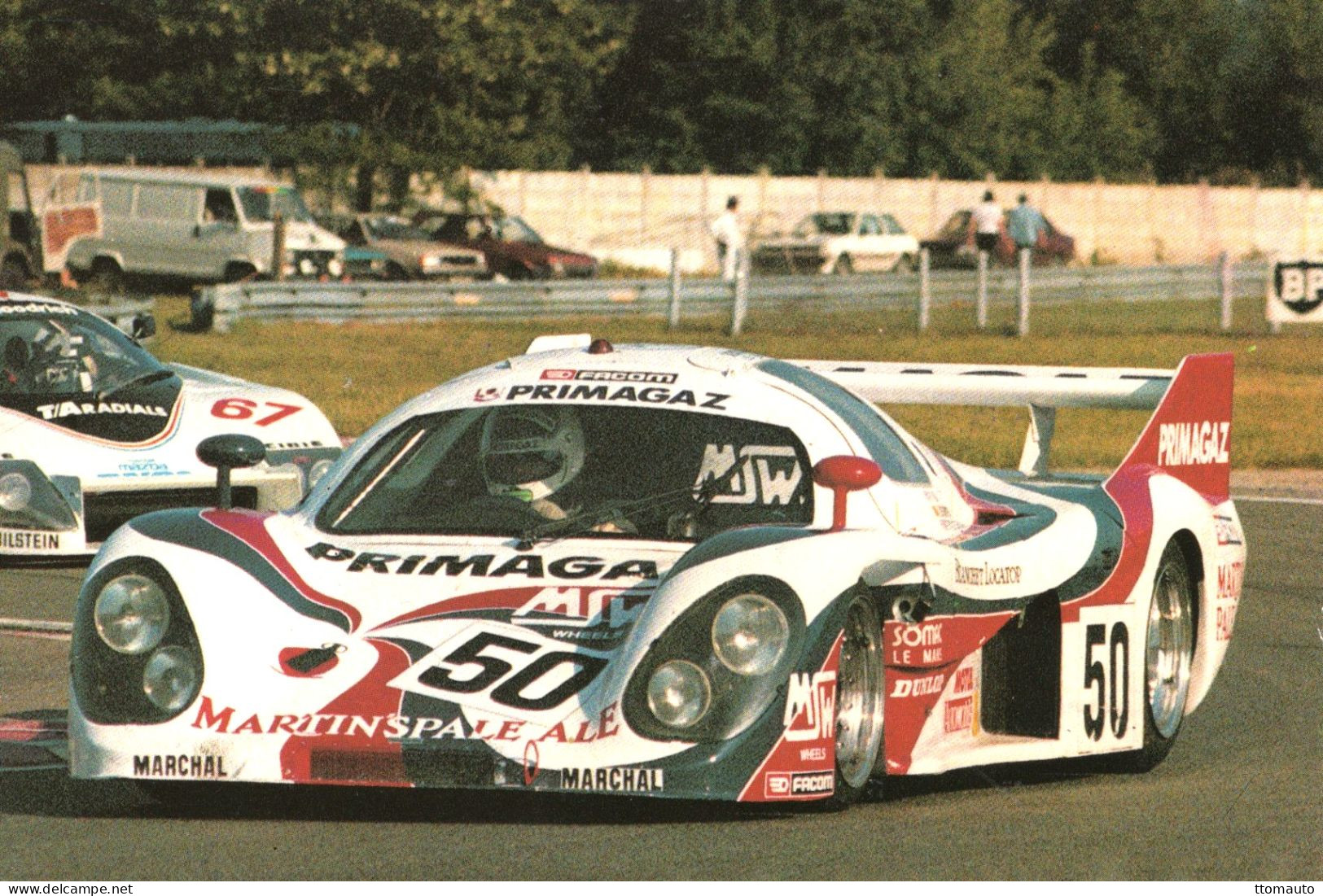 Rondeau MS382  - Pilote: Pierre Yver  (Concurrent Francaise Du Mans 1984) - PHOTO 15x10cms - Le Mans