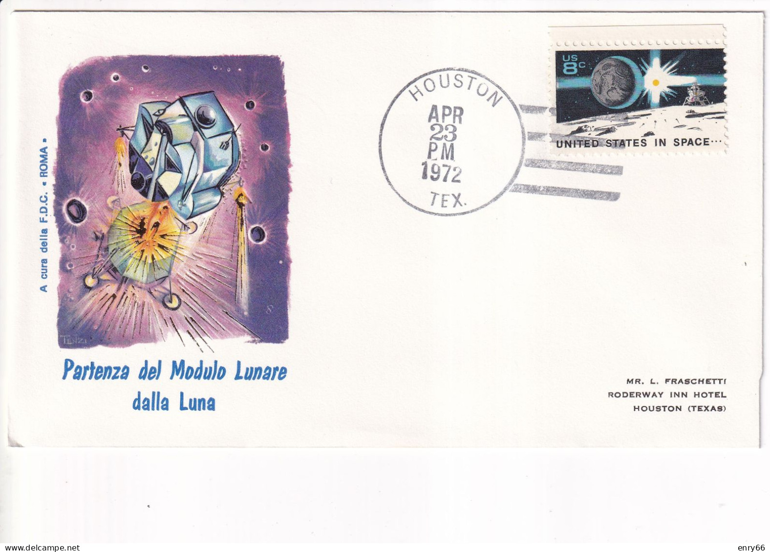 STATI UNITI FDC 1972  APOLLO 17 - Estados Unidos