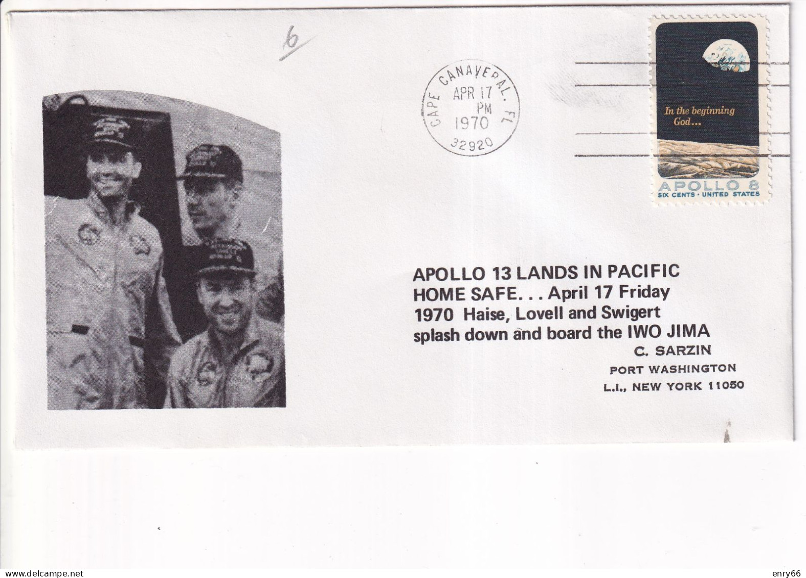 STATI UNITI FDC 1970  APOLLO 13 - Estados Unidos