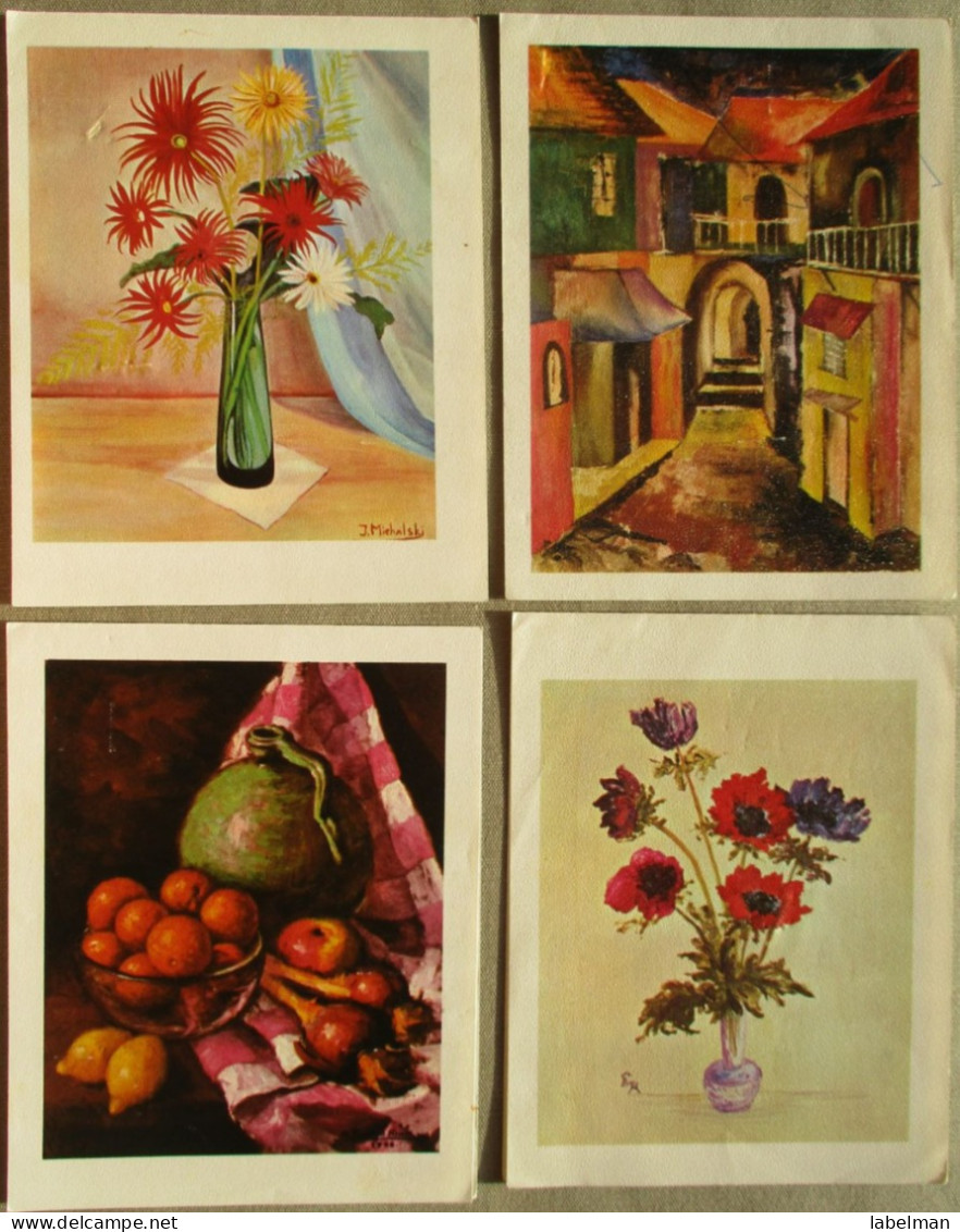 ISRAEL SHANA TOVA NEW YEAR MOUTH FOOT PAINTER ARTIST LOT CARTE CARD KARTE TARJETA BIGLIETTO CARTAO KARTKA POSTCARD - Nouvel An